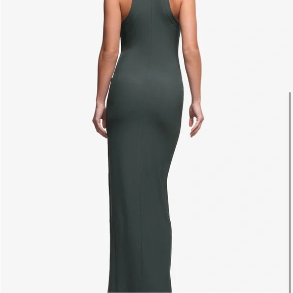 SKIMS NWT SOFT LOUNGE HIGH NECK TANK DRESS - DEEP SEA - Picture 3 of 8